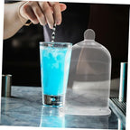 SOLUSTRE Reusable Glass Cocktail Cups Lids Japanese Smoky Design Tumbler for Espresso Shots Cold Drinks and Cocktails Versatile Glassware for Home and Bars - Image 5