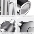 OMANA Cafetiere 350ml/800ml/1000ml Stainless Steel French Press Coffee Maker - Double Walled Insulated Coffee Maker Pot for Home and Office (800ml), FCP01 - Image 2
