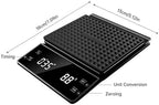 Coffee Scale Digital Rechargable Coffee Scale with Timer LED Screen Espresso USB 3kg Max.Weighing 0.1g - Image 7