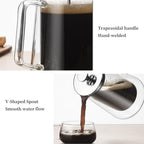 French Press Coffee & Tea Maker With Scale 3 Filter Stainless Steel Filter Plunger System & Durable Borosilicate Heat Resistant Glass For Hot & Cold Brew(350ml) - Image 5