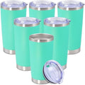 20 oz Tumbler Insulated Tumblers Stainless Steel Coffee Mug,LightBlue 6PCS by Providethebestproducts