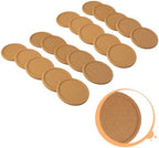 Natural Cork Coasters Round 10Cm Non-Slip Wood Drink Mats For Coffee Wine - Image 5