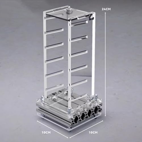 Desktop Espresso Portafilter Bracket, Filter Basket Stand Holder, Aluminum Alloy Base and Acrylic Bracket, for 58mm Espresso Machines and 58mm Coffee Puck Screens - Image 5