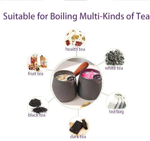 Cast Iron Teapot Stovetop Tea Pourer Milk Pot Milk Steamer 20 Ounce - Image 5
