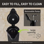 Airpot Coffee Carafe Dispenser with Pump Black 12 Hours Hot Water Retention - Image 6