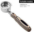 Coffee Bottomless Portafilter, Compatible For IKAPE,Colored Wooden Handle 51mm / 54mm / 58mm(51MM-Gulisso) - Image 2