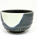 Urban Tokyo Authentic Minoware Porcelain Matcha Bowl Chawan 4.75" Diameter Handmade in Japan, Traditional Mino-Yaki Ceramic Tea Ceremony Bowl, Reactive Glaze Designs (Tsukino Moonlit Night) - Image 3