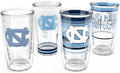 Tervis North Carolina Tar Heels - Assorted Made in USA Double Walled Insulated Tumbler Travel Cup Keeps Drinks Cold & Hot, 16oz 4pk, Classic by TervisTumblerCompany
