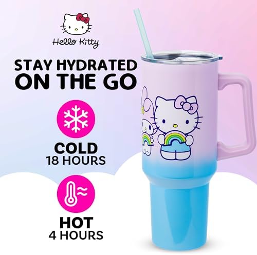 Silver Buffalo Sanrio Hello Kitty and Friends Stainless Steel Tumbler, 40oz - Image 2