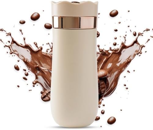 Portable French Press Travel Mug 320ml Stainless Steel Double Wall Insulated Coffee Maker for Ground Coffee and Tea Leaves - No Leak, HotCold Brew | Perfect for Outdoor Activities (#2) - Image 2
