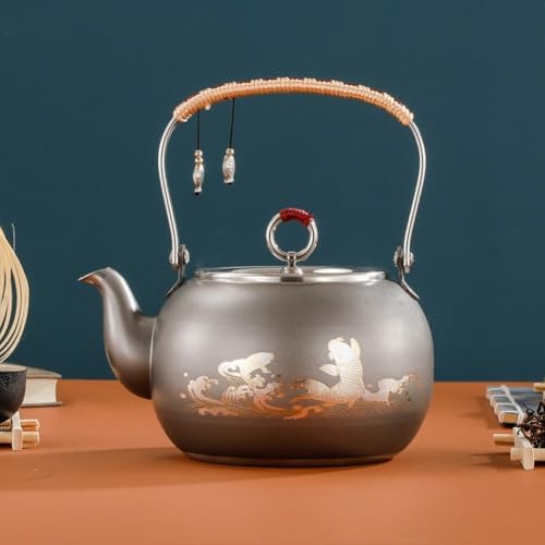 Loose Leaf Teapot 1.3l Japanese Tetsubin Tea Kettle Stainless Steel Water Kettle for Home Tea House Travel Picnic Kitchen - Image 7