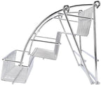 GLOGLOW Rack Down Seasoning Organizer Cabinet Organizer 2 Tier Out Shelf with Iron Construction for Kitchen Pantry Cabinet Storage Pull Down Rack Pull Nan - Image 7