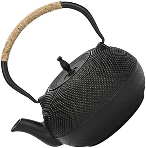 Rustic Cast Iron Tea Pot Vintage Tea Kettle with Infuser - Image 7