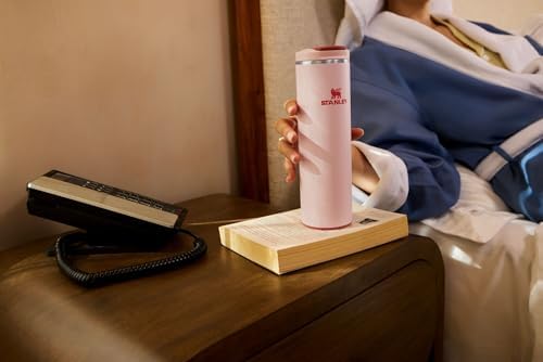 STANLEY Transit Flip Top Mug | Leakproof Travel Coffee Mug | Lightweight Insulated Stainless Steel | Dishwasher Safe | Perfect Mother’s Day Gift | BPA-Free | 16 oz | Rose Quartz Bouquets - Image 5