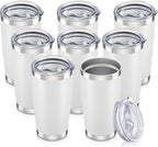 20 oz Tumbler with Lid Stainless Steel Insulated Tumblers Bulk Cups Mug by Orebigo