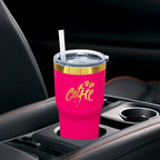 20 oz Tumbler Bulk Stainless Steel Tumblers with Lids and Straws Rosy - Image 6