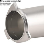 Dosing Cup, 54mm Espresso Coffee Dosing Cup, Anti Flying Powder Feeder Cup, Aluminium Alloy Coffee Dosing Mug for 8 Series Coffee Machine (Silver) - Image 3