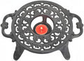 Cast Iron Candle Warmer for Tea Kettle or Tea Pot, Tea Light Warmer, Teapot and Dish Cups Heater, Pan Trivet, Vintage Decorative Stands for Heat Tea or Coffee Milk(Round) by SECHUDO