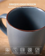 famiware Mercury Coffee Mugs 13 oz, Coffee Mugs Set of 6 with Handle - Image 5