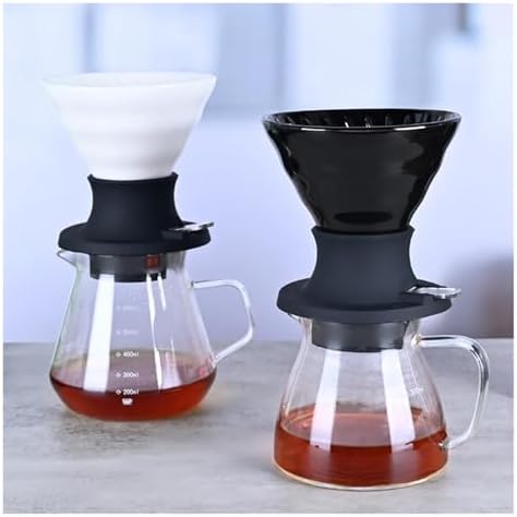 Creative Design Ceramics Soaking Adjustable Pour Over Coffee Dripper Filters(White) - Image 4