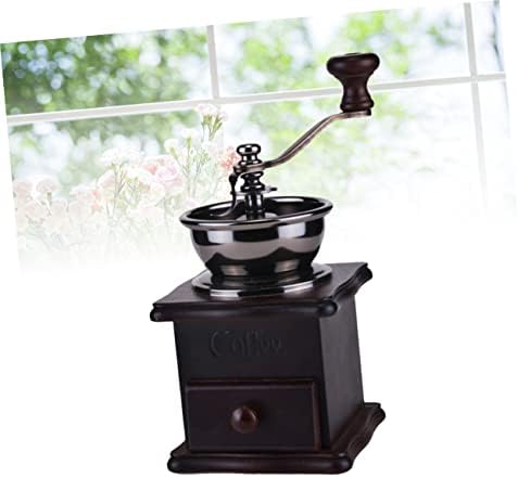 Manual Coffee Bean Hand Vintage Style Burr Mill Grinder - Image 4