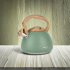 POLIVIAR Tea Kettle, 2.7 Quart Stovetop Tea Kettle, Audible Whistling Teapot with Crackle Finish, Food Grade Stainless Steel for Anti-Rust, Anti Hot Handle, Suitable for All Heat Sources (JX2023-LRG) - Image 5