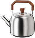 316 Stainless Steel Whistling Water Kettle for Stove Top, Large Capacity Tea Kettle with Handle, Hot Water Fast to Boil Tea Pot, Classic Kitchen Stovetop Kettle(6L/6.3 Quarts, Matte) by Unknown