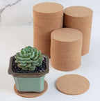 Natural Cork Coasters Bulk 100-Pack - 3.5" Round Absorbent Drink Coasters for Bars, Restaurants & Home Use, Blank DIY Crafts (YHCORK) - Image 7