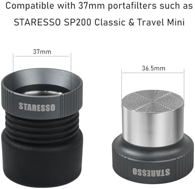 STARESSO 37mm Coffee Dosing Funnel & Espresso Coffee Tamper - Image 7