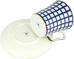 Set Mug and Saucer 2pc Cobalt Cell 12.7 fl.oz - Image 3