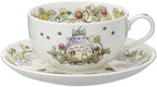 Noritake T97285A/4660-3 My Neighbor Totoro Milk Tea Cup & Saucer, 11.8 fl oz (325 cc), Snake Strawberry Version, Microwave Safe, 1 Guest, Bone China - Image 2