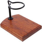 Adjustable Coffee Dripper Stand Wood Base for Manual Brewing by Yardenfun