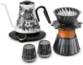 Cocinare Blossom Gooseneck Electric Kettle & Pour Over Coffee Set, ±0.5°F Temperature Control, 1500W 0.9L Kettle, Coffee Dripper, 550 ml / 18.6 oz Server & 2 Tasting Cups by Cocinare