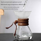 Pour Over Coffee Maker with Stainless Steel Filter, 13.5 OZ Glass Carafe Drip Coffee Maker – Reusable & Portable for Home, Office, Camping 400ML - Image 6