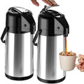Coffee Carafe with Double Pump, 2-Pack Airpots, 84.5 fl oz Each by Ratrabas