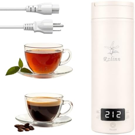 Portable Electric Kettle for Travel(120V), 450ml, 4 Temperature Control by Rzlinn
