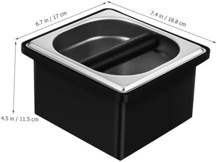 STOBAZA Stainless Steel Coffee Knock Box, Espresso Grounds Container Bucket - Image 2