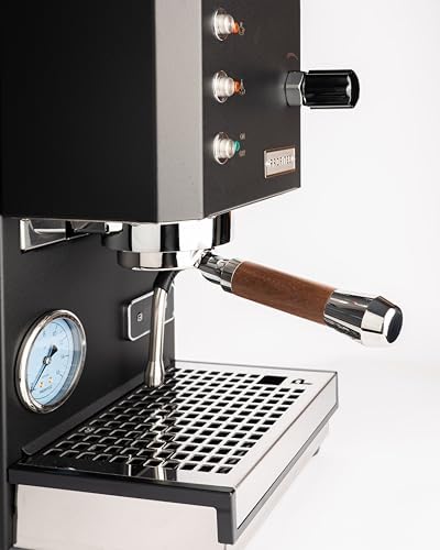 Angled 58mm E61 Bottomless Portafilter Compatible with Profitec Go, ECM, Lelit, Rocket and Other E61 Grouphead Machines 18-20g basket included (Walnut FusionV6, 58mm For E61) - Image 3