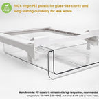 vacane Under Shelf Storage Drawer, Under Cabinet Spice Rack, Spice Organizer for Drawer Pull Out, Under Cabinet Basket Hanging Holder for Cupboard Pantry - Image 5