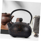 Tetsubin Iron Teapot 0.4l Small Vintage Black Tea Pot - Image 3
