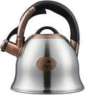 Tea Kettle -2.2 Quart Tea Kettles Stovetop Whistling Teapot Stainless Steel Tea Pots for Stove Top Whistle Tea Pot by LUXGRACE