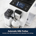 De'Longhi Rivelia Automatic Espresso Machine, Milk Frother, White - Image 6