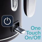 Rae Dunn Electric Hot Water Kettle - Stainless Steel Coffee Maker, Tea Kettle, Swivel Base, With Automatic Shut Off Boil-Dry Protection, Easy Pour Pitcher, 1500 Watt Boiling Power, 1.7 Liters, Black - Image 5