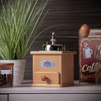 Zassenhaus Brasilia Coffee Mill, Beechwood Manual Coffee Bean Grinder, Traditional Hand Crank Coffee Mill,Natural/Chrome - Image 5