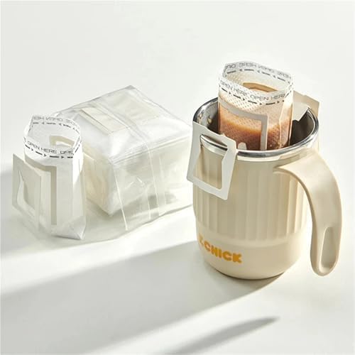 200/400 Pcs Convenient Hanging Ear Drip Disposable Coffee Filter Paper Bags(200pcs) - Image 2