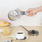 Coffee Pot Turkish Coffee Pot Electric Long Handle Coffee Warmer Glass Pot with Detachable Handle Suitable for Home Office Travel Outdoor Boiling, 110V - Image 5