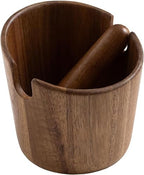 Wood Coffee Knock Box, Coffee Grounds Container, Espresso Grounds Bin Knock Box, Barista Coffee Grind Bin Espresso Dump Bin Espresso Dumpster Barista Tools Accessories - Image 3
