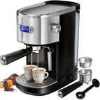 Kismile 20 Bar Stainless Steel Espresso Machine with Steam Milk Frother by Kismile