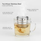 Stainless Steel Tea Infuser for Loose Leaf - Fine Mesh Strainer Fits Mugs & Cups (1.5-1.77 Inch Diameter) - Image 4
