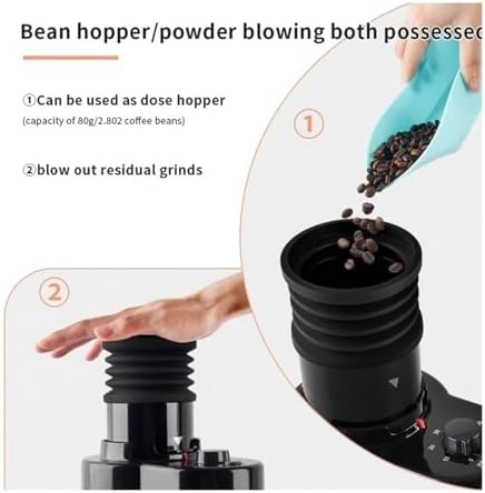 Coffee Beans Grinder Single Dose Hopper And Silicone Belows Blowing Cleaning Tools,Compatible For Galileo, /, Compatible For Eureka, /, Compatible For Mazzer(Compatible for Univers C GemilaiB) - Image 4